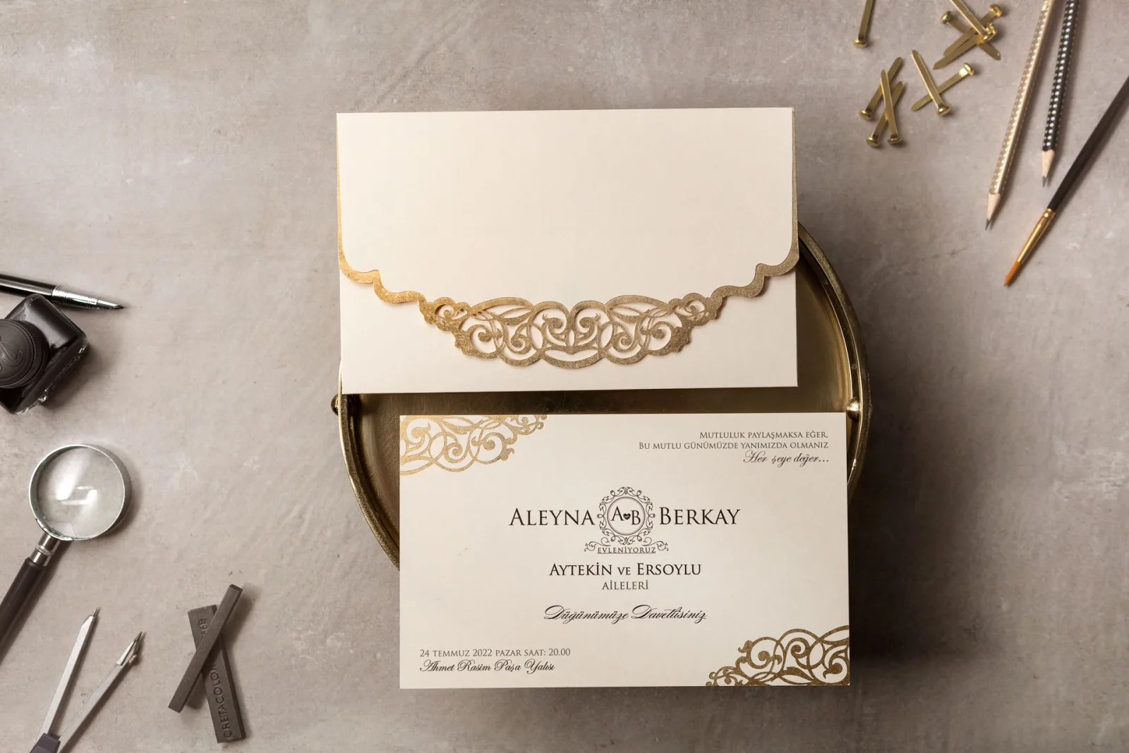 Wedding Davetiye - 8442