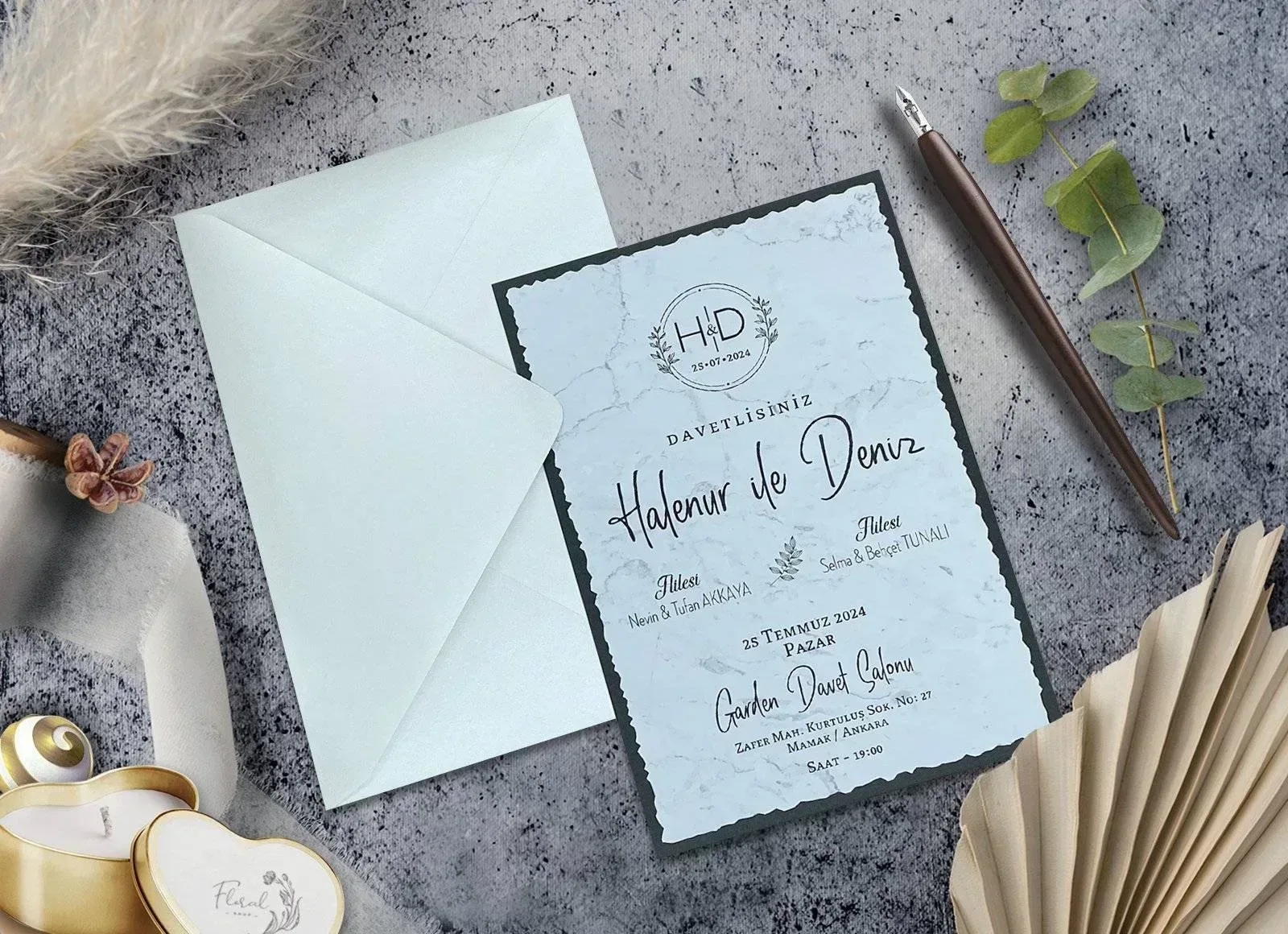 7076 Elegance Yeni Davetiye