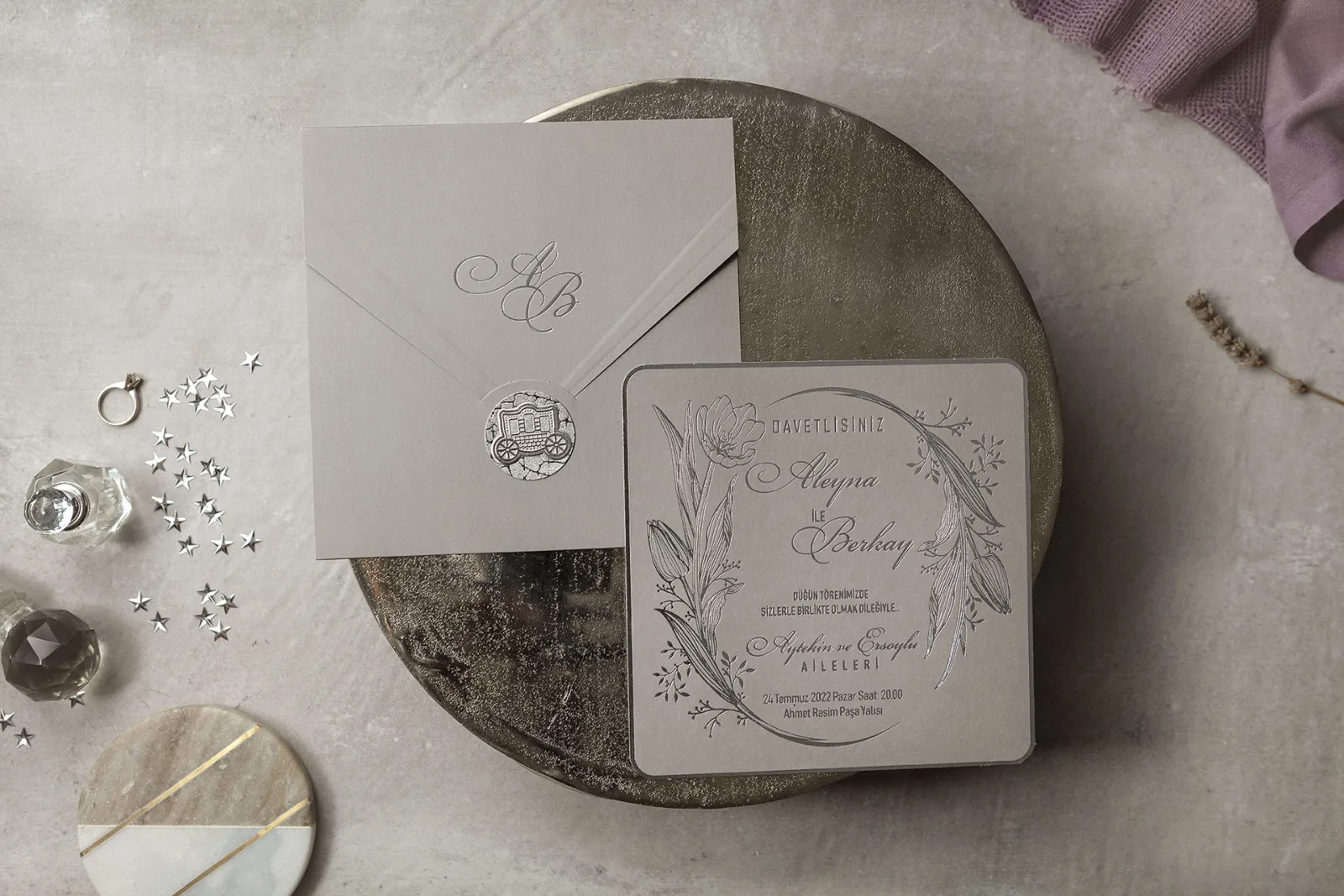 Wedding Davetiye - 8399