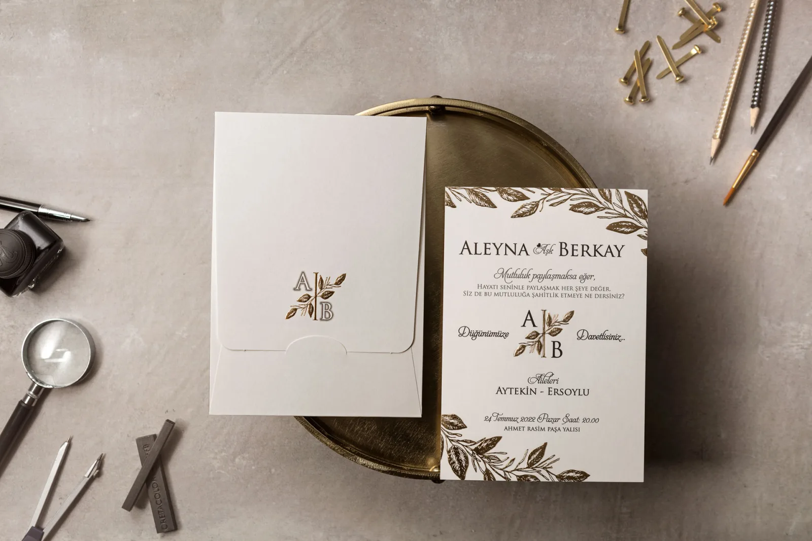 Wedding Davetiye - 8408