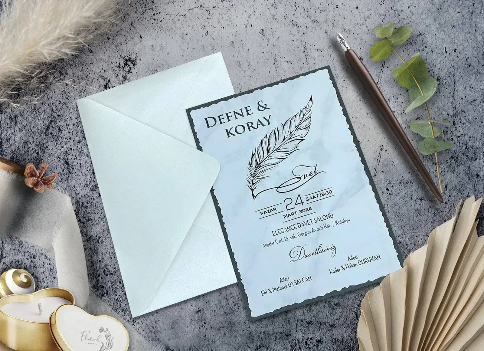 7103 Elegance Yeni Davetiye
