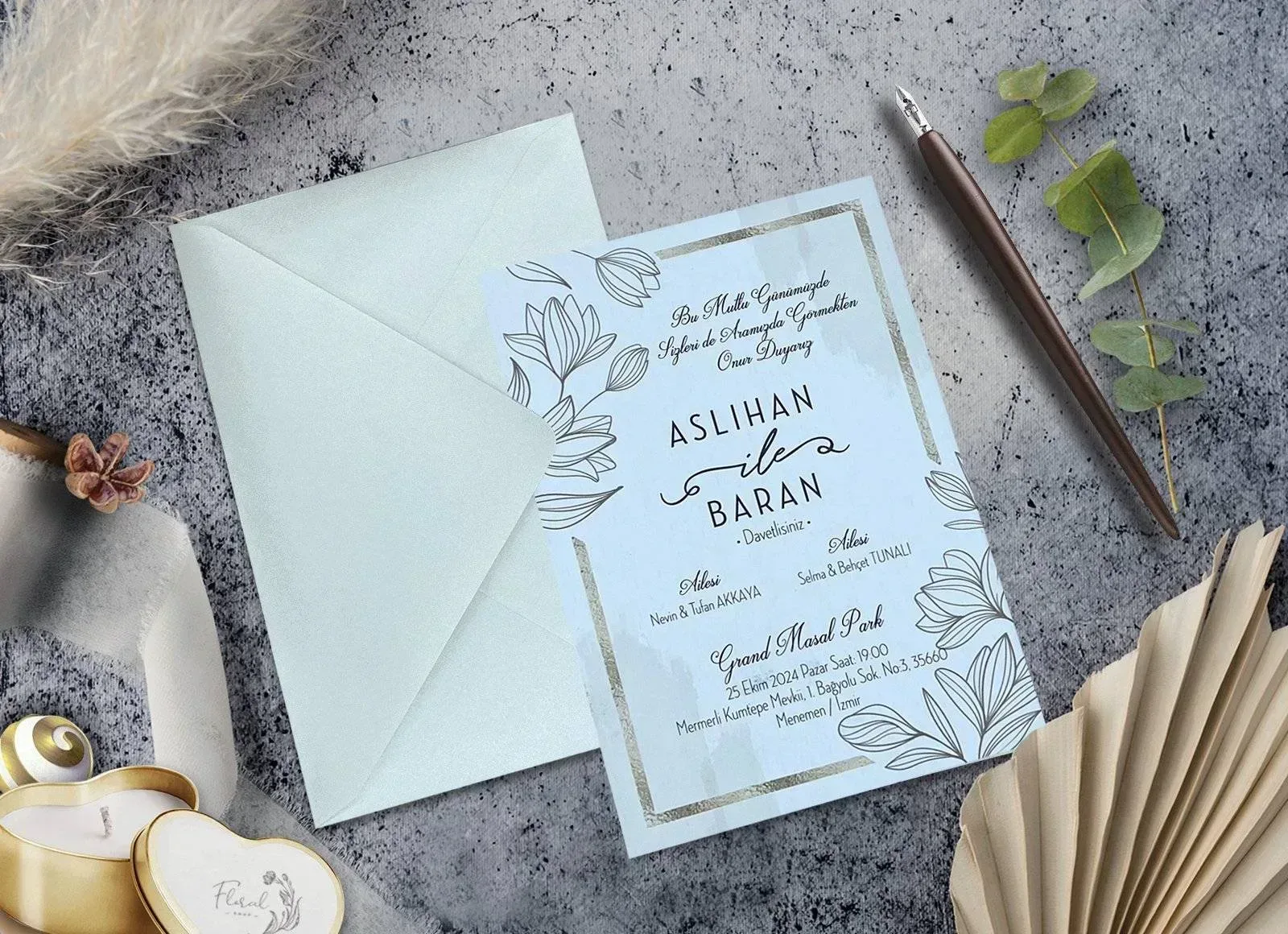 7063 Elegance Yeni Davetiye