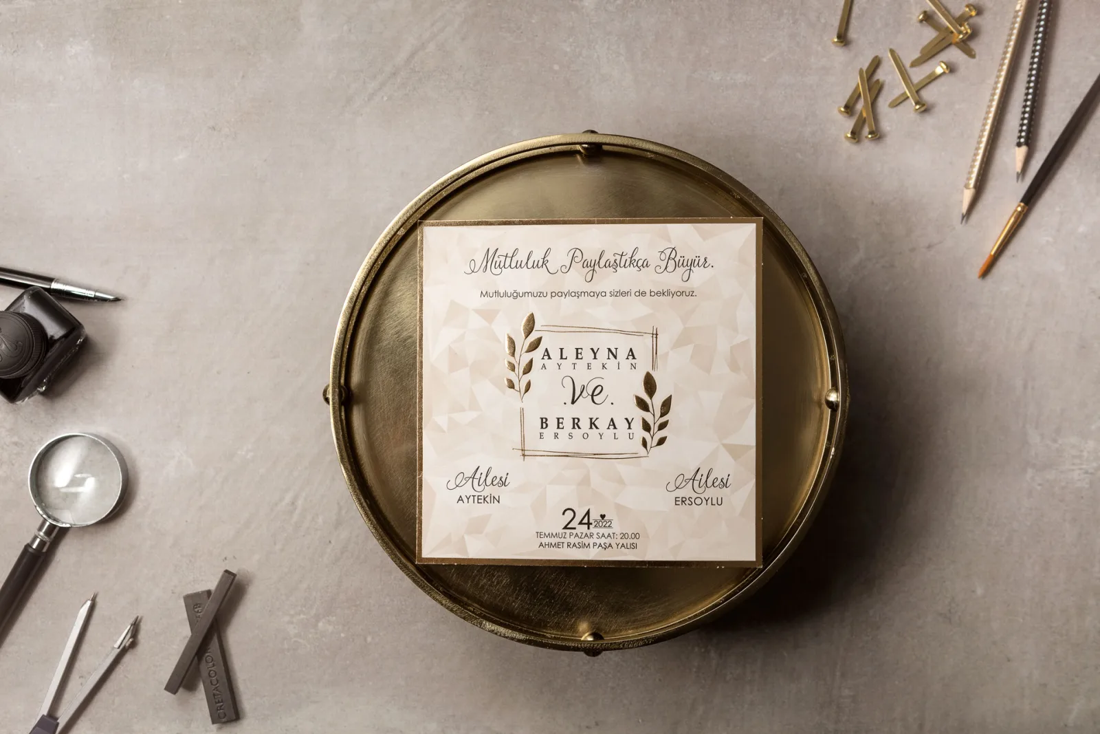 Wedding Davetiye - 8391