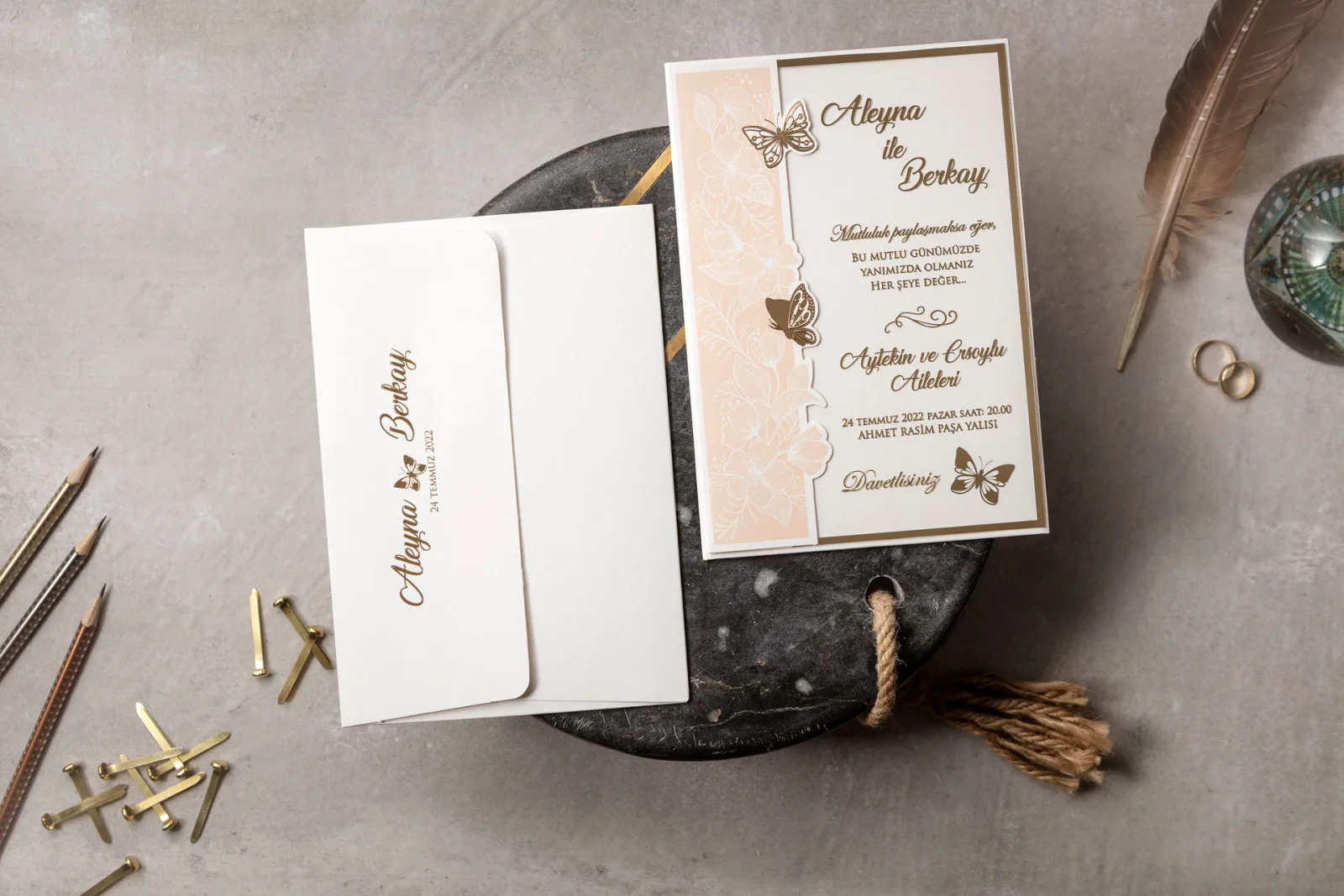 Wedding Davetiye - 8414