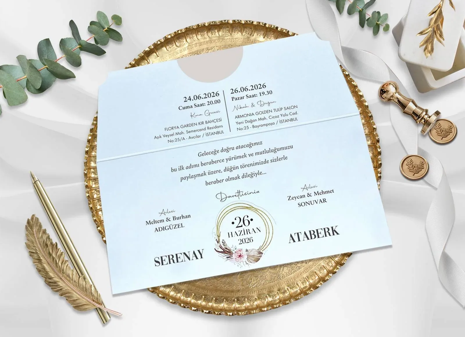 4017 Charisma Mia Davetiye