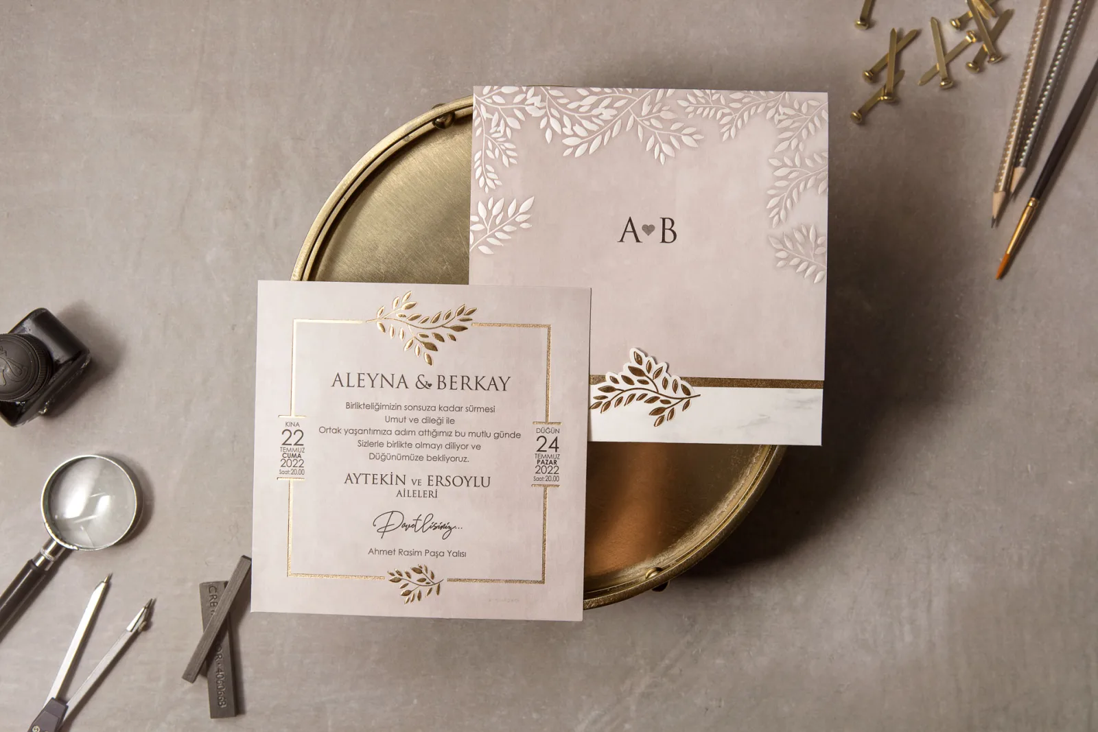Wedding Davetiye - 8394